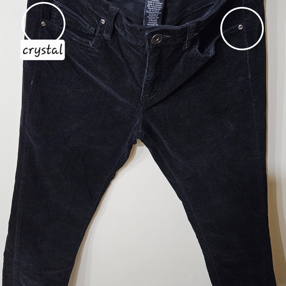 Calvin Klein Jeans Black Corduroy Trousers